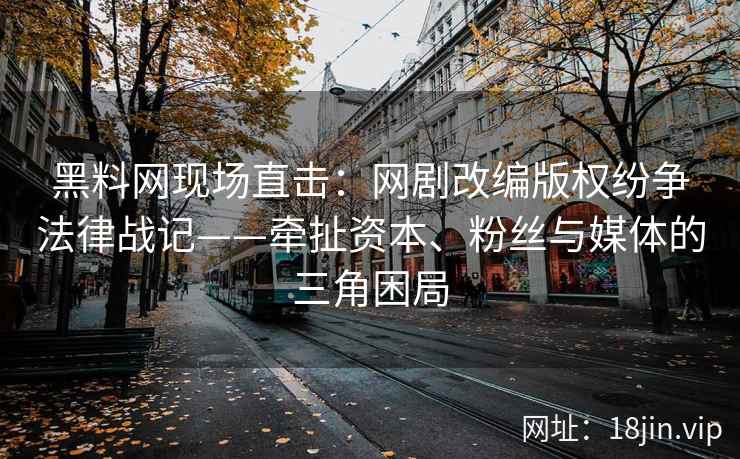 黑料网现场直击：网剧改编版权纷争法律战记——牵扯资本、粉丝与媒体的三角困局  第2张