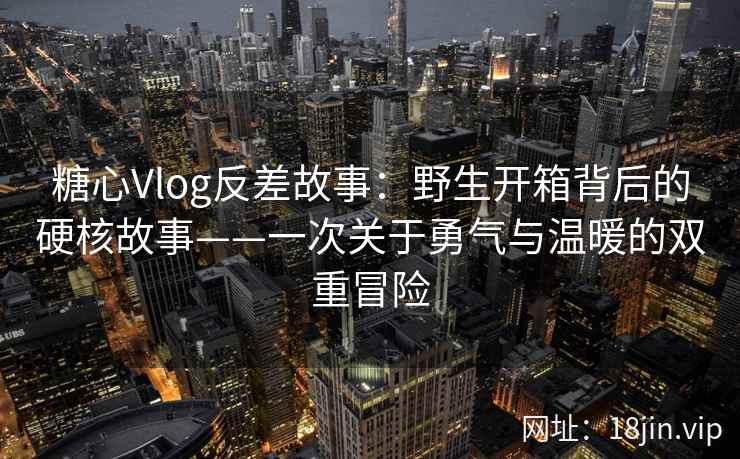 糖心Vlog反差故事：野生开箱背后的硬核故事——一次关于勇气与温暖的双重冒险